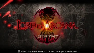 Lord of Arcana (EU) screen shot title